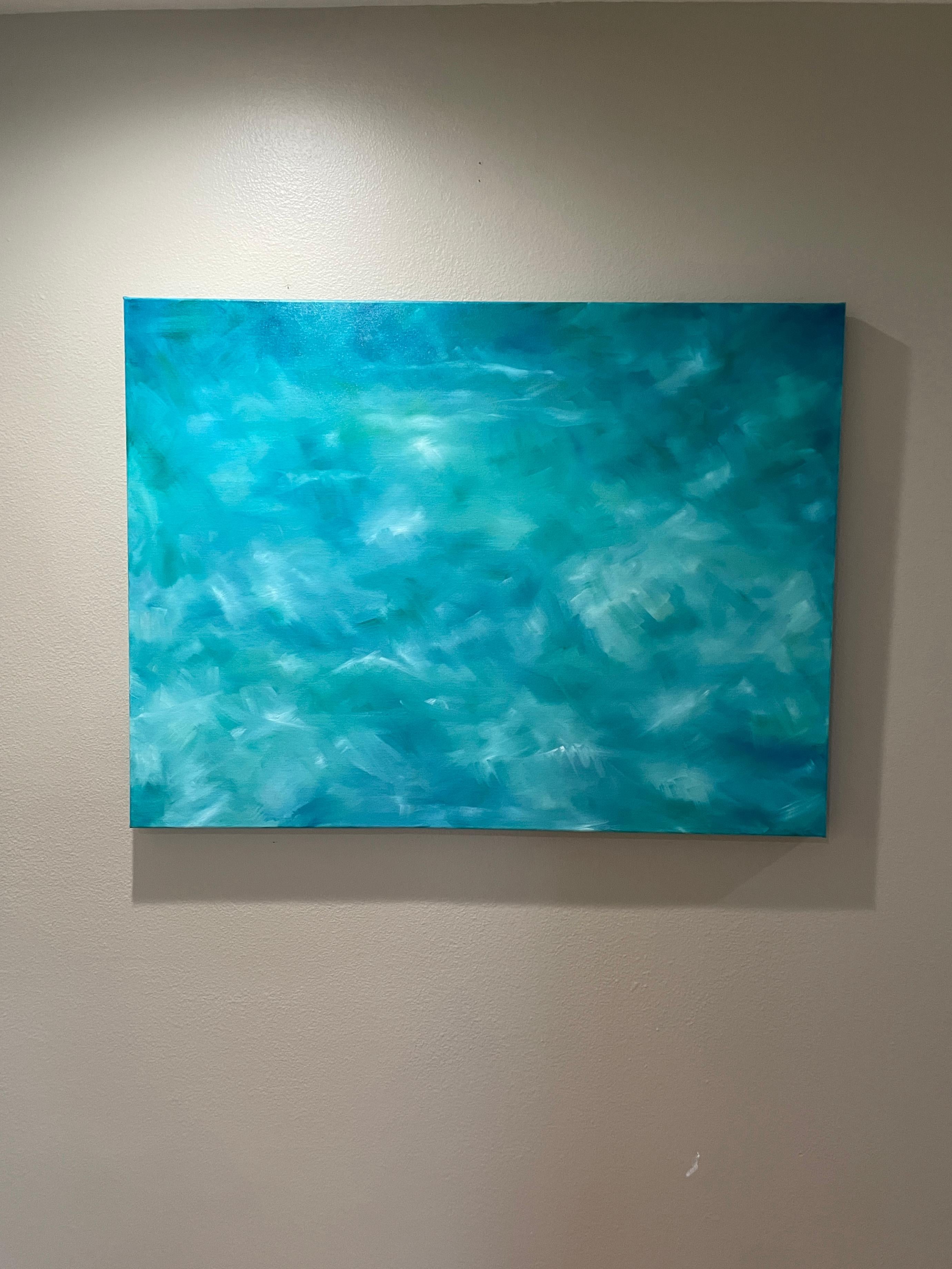 Anatomie eines Swimming Pool No.1 – Öl auf Leinwand – Painting von Kory Alexander