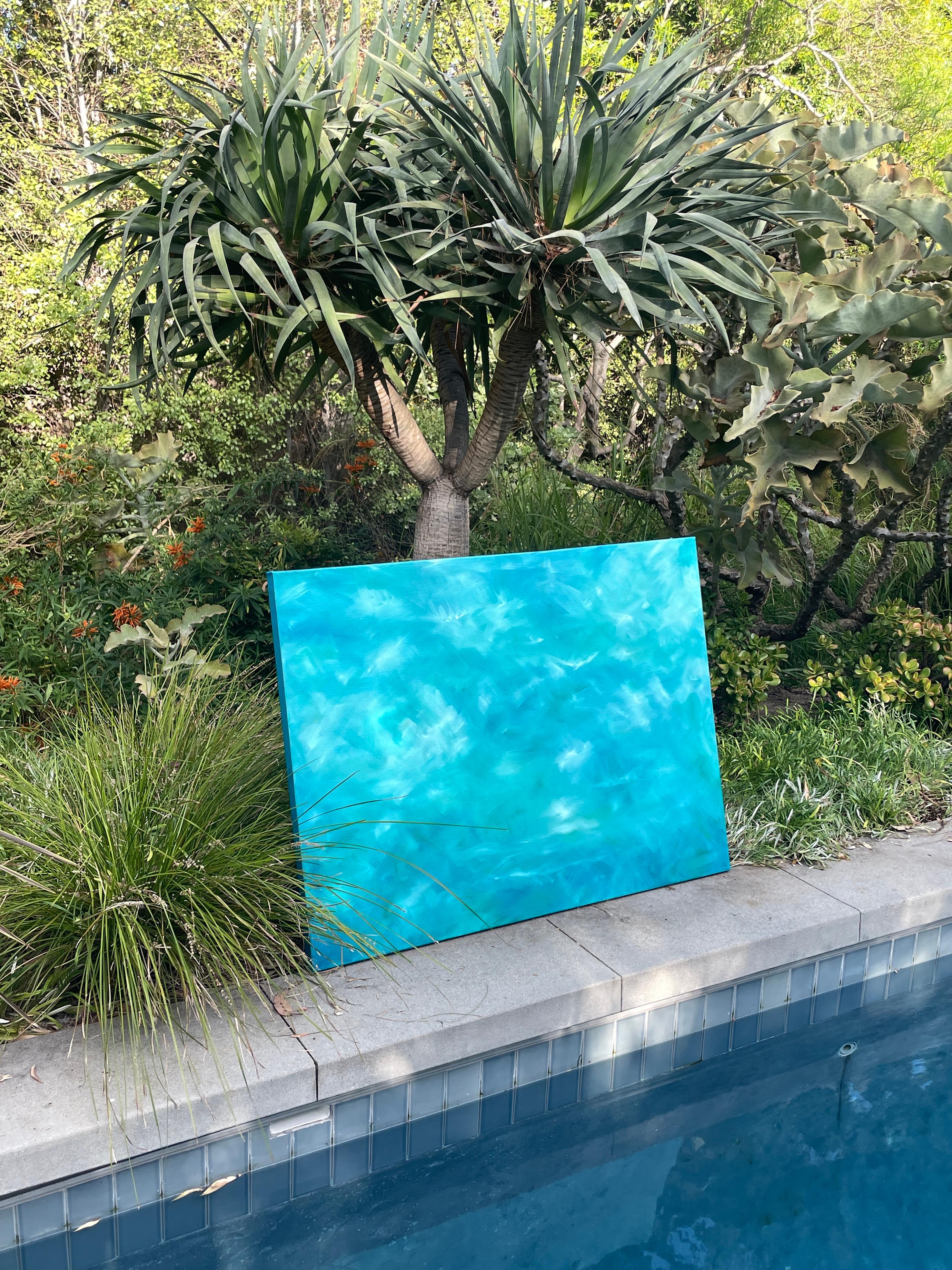 Anatomie eines Swimming Pool No.1 – Öl auf Leinwand im Angebot 4