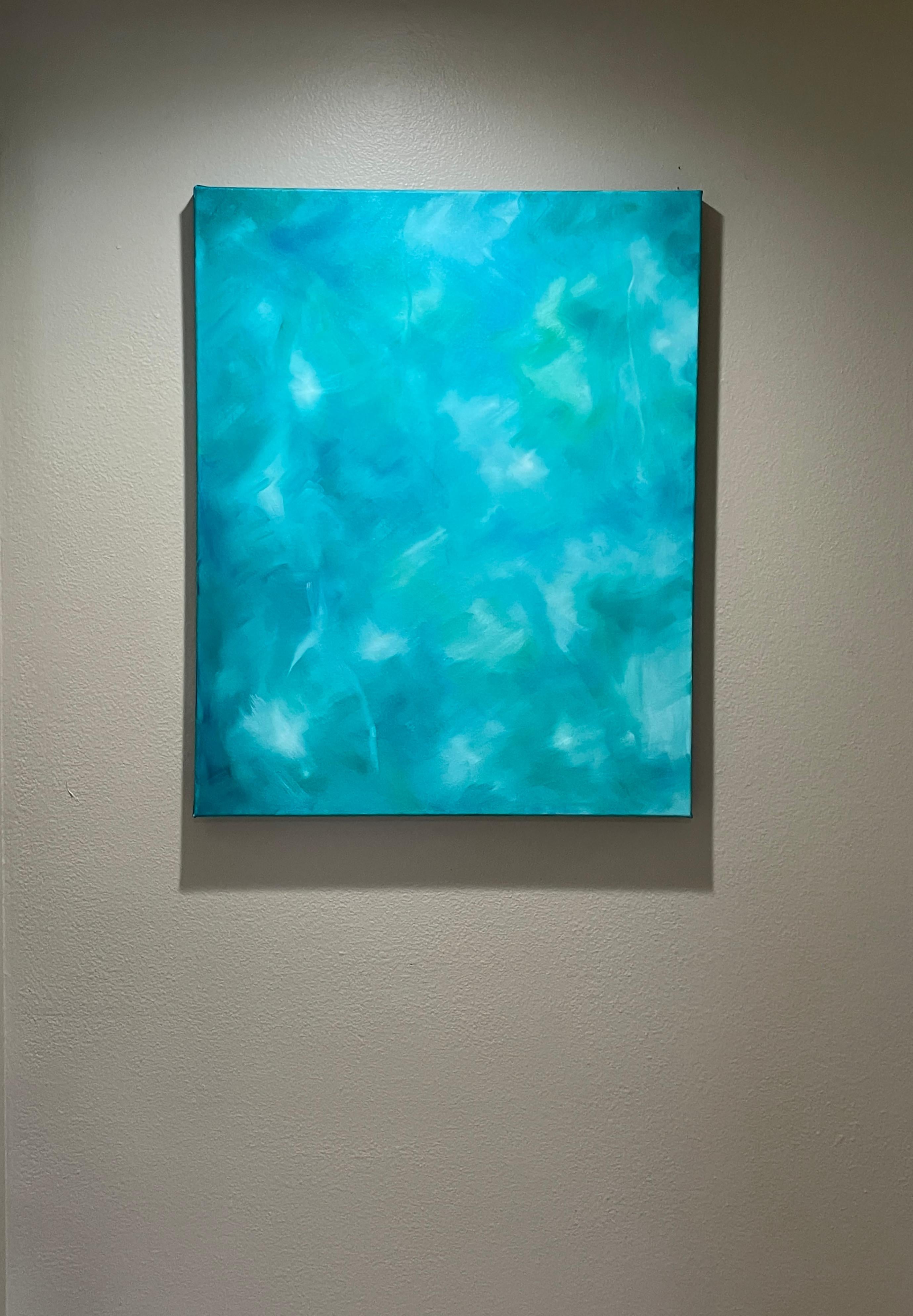 Anatomie eines Swimming Pool No.2 – Öl auf Leinwand – Painting von Kory Alexander