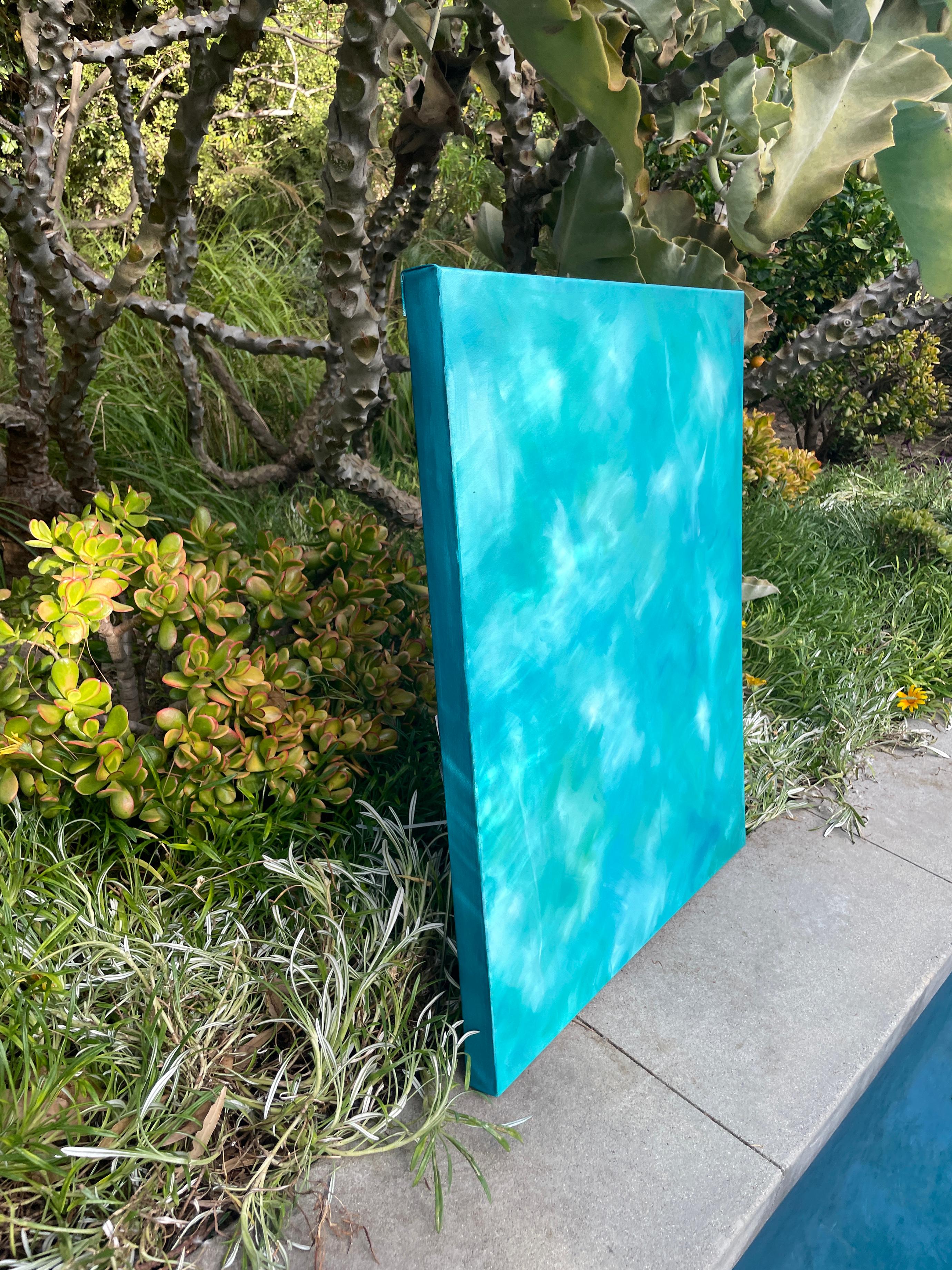 Anatomie eines Swimming Pool No.2 – Öl auf Leinwand im Angebot 2