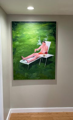 Un altro giorno libero - olio su tela