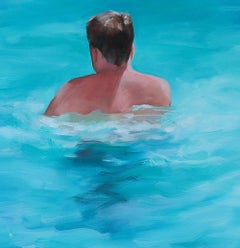 "Demure"- óleo sobre lino, enmarcado