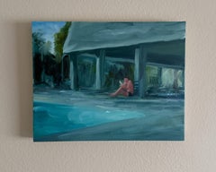 "Enjoying The Sun"  oil on linen
