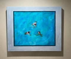 Le cose belle si fanno in tre - acrilico su tela