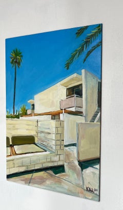 "Mediodía en el Ace Hotel" óleo sobre tabla