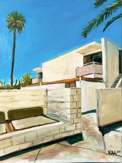 "High Noon at the Ace Hotel", olio su pannello
