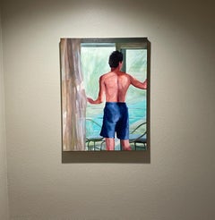 "Letting the Light In"- oil on linen