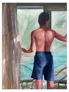 "Letting the Light In"- oil on linen