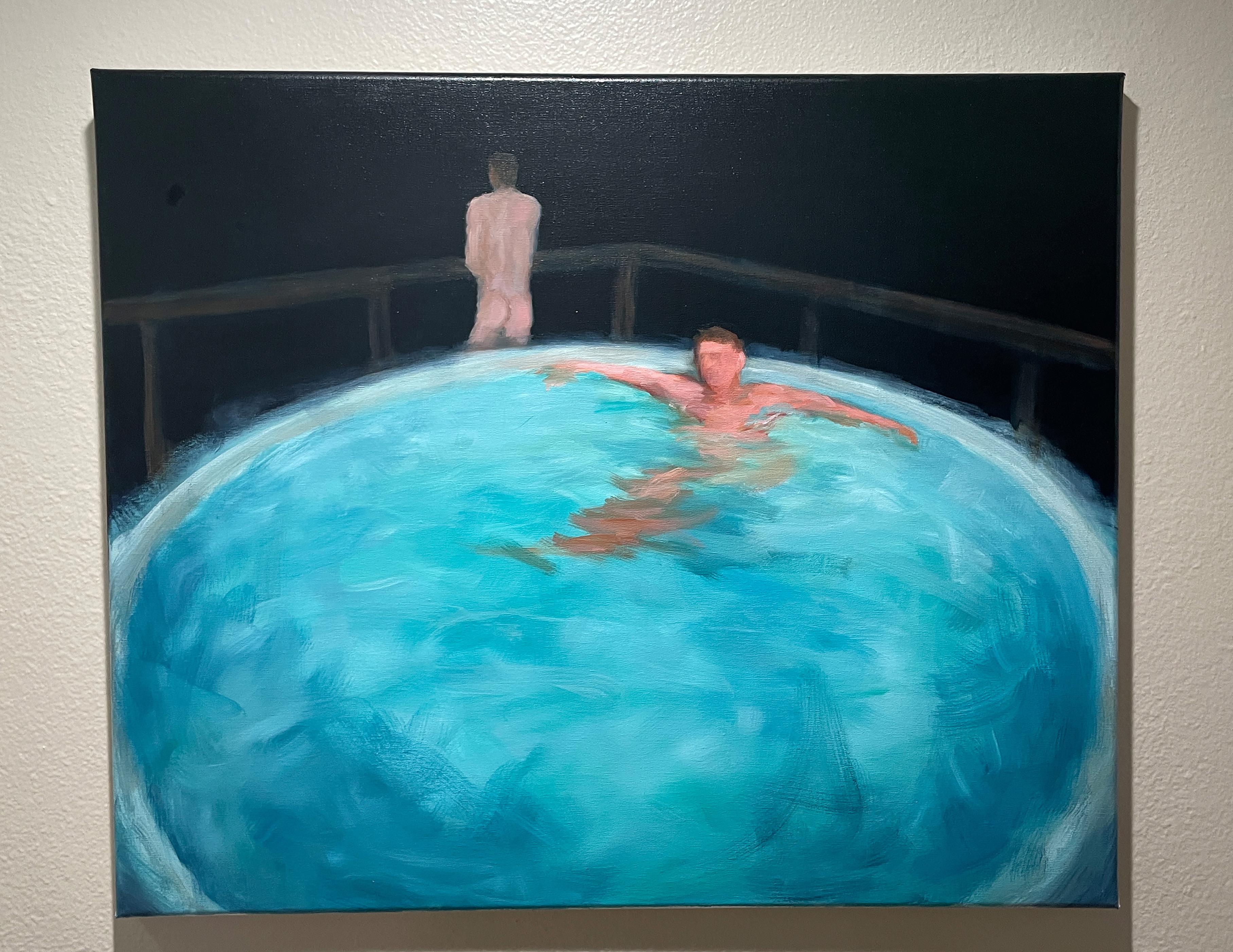 Banca della memoria - olio su lino - Painting di Kory Alexander