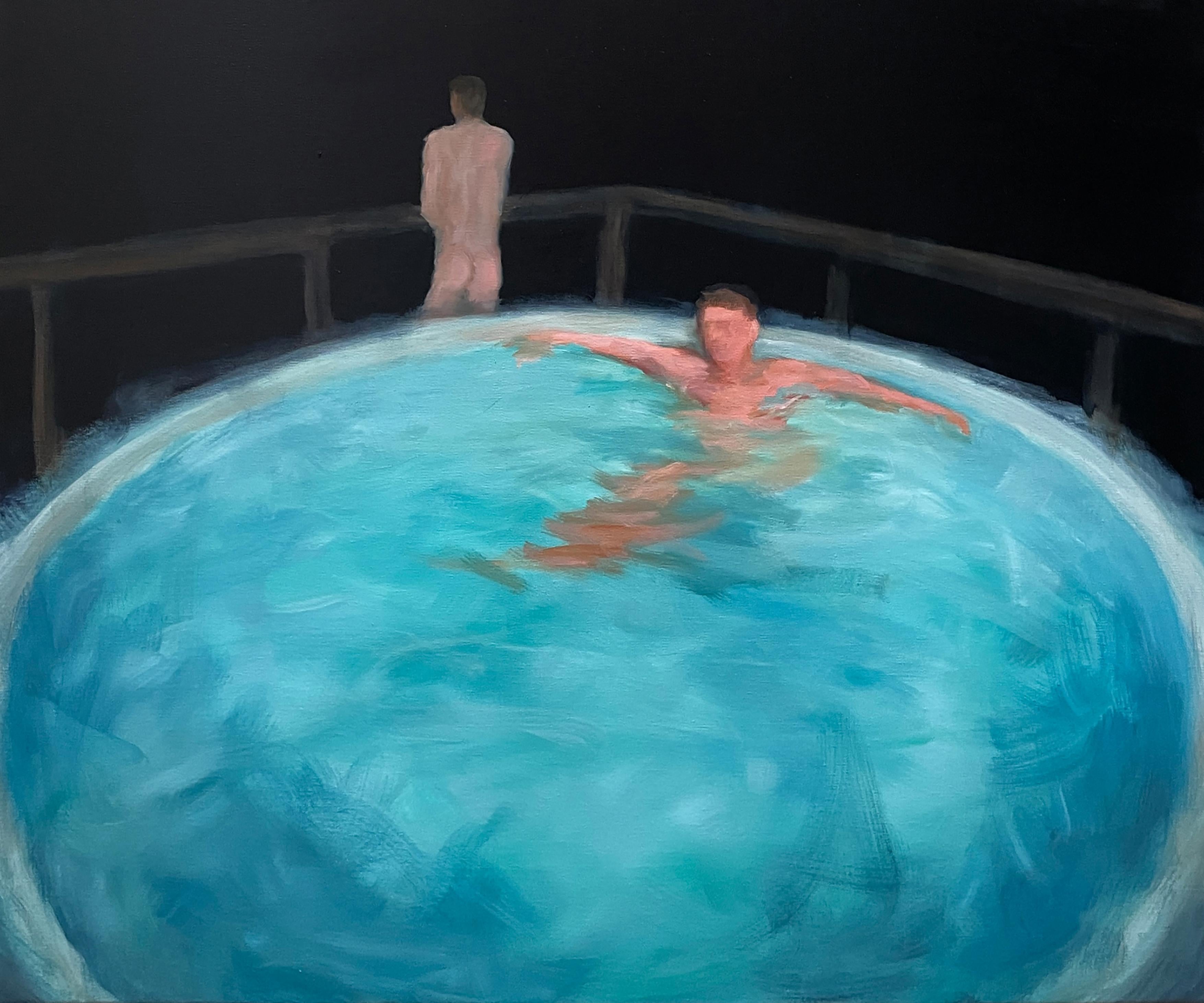 Figurative Painting di Kory Alexander - Banca della memoria - olio su lino