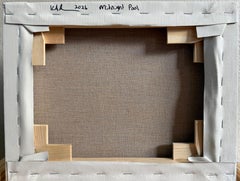 "Piscina de medianoche"- óleo sobre lino