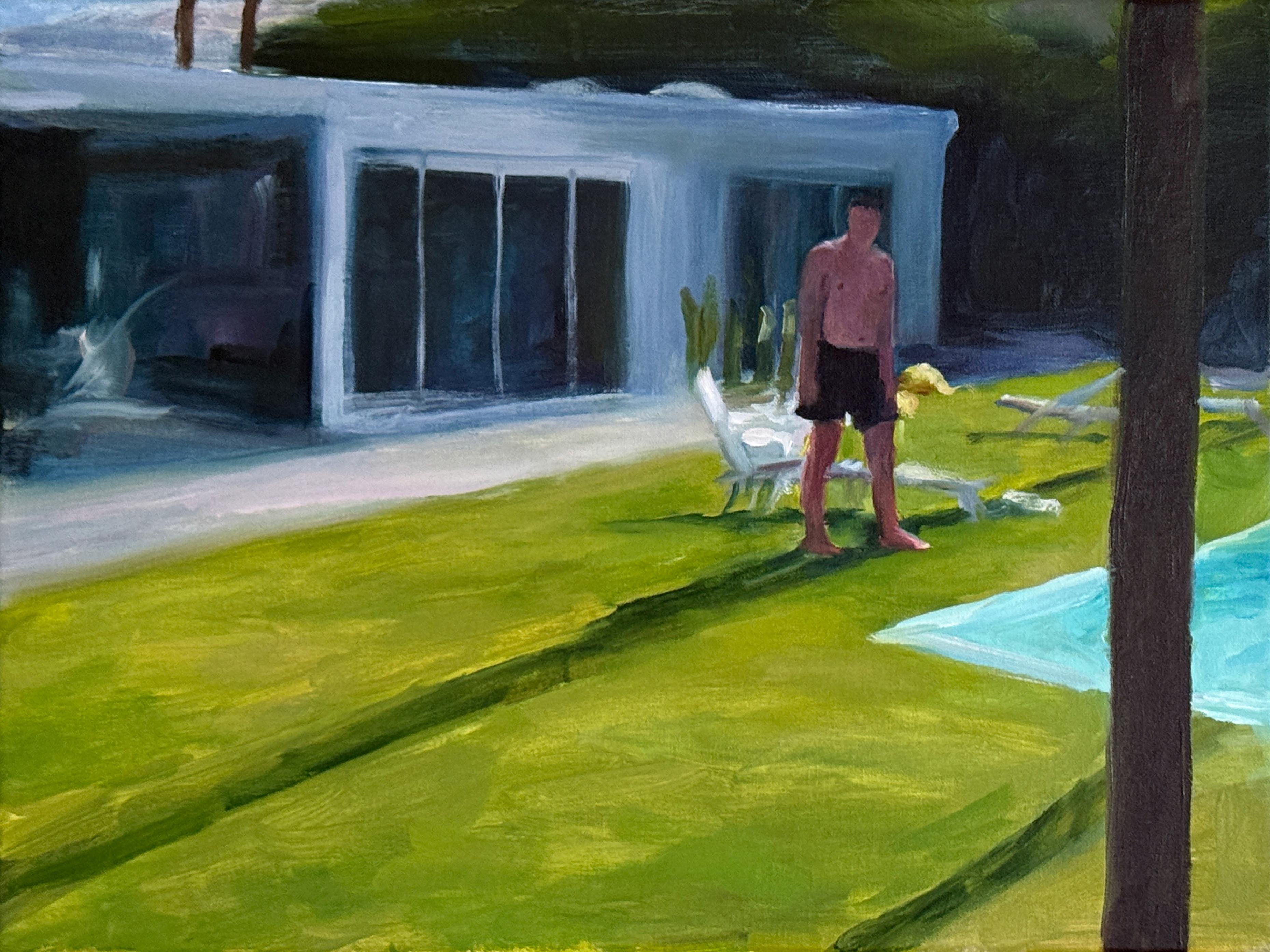 "Overshadow"  oil on linen