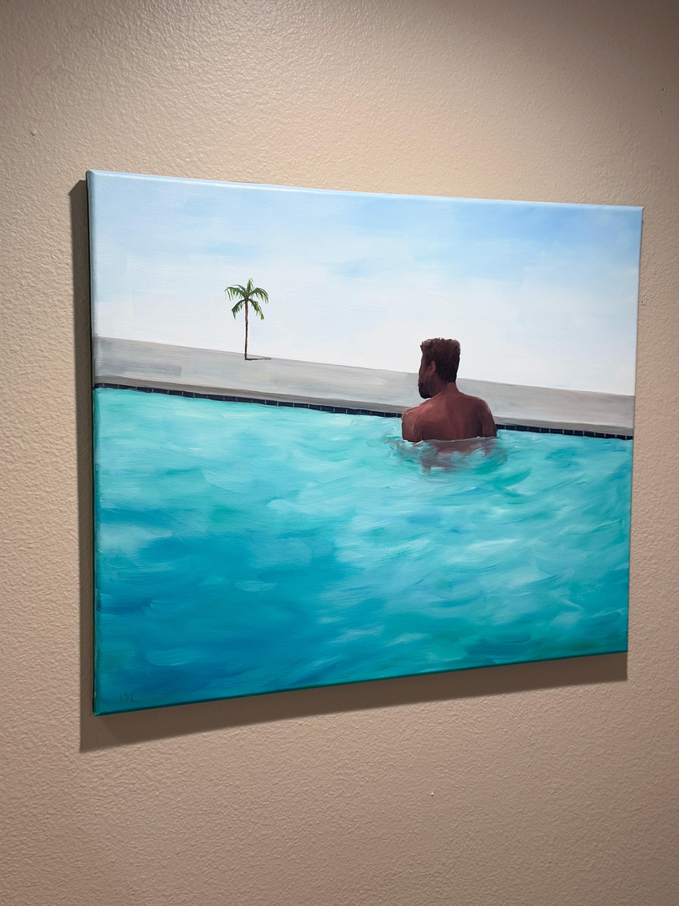 “Paradise”- oil on linen For Sale 1