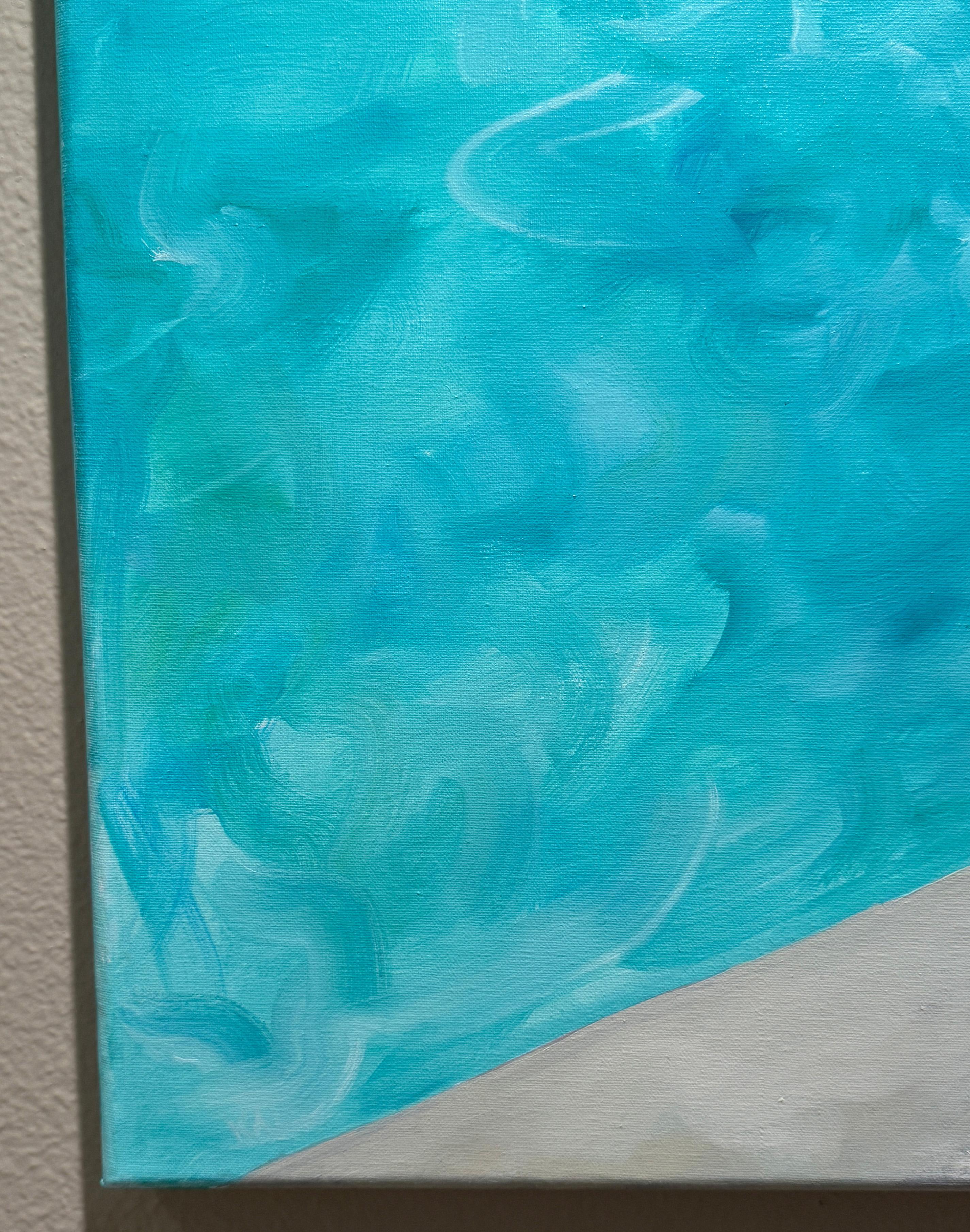 “Peering”- oil on linen For Sale 2