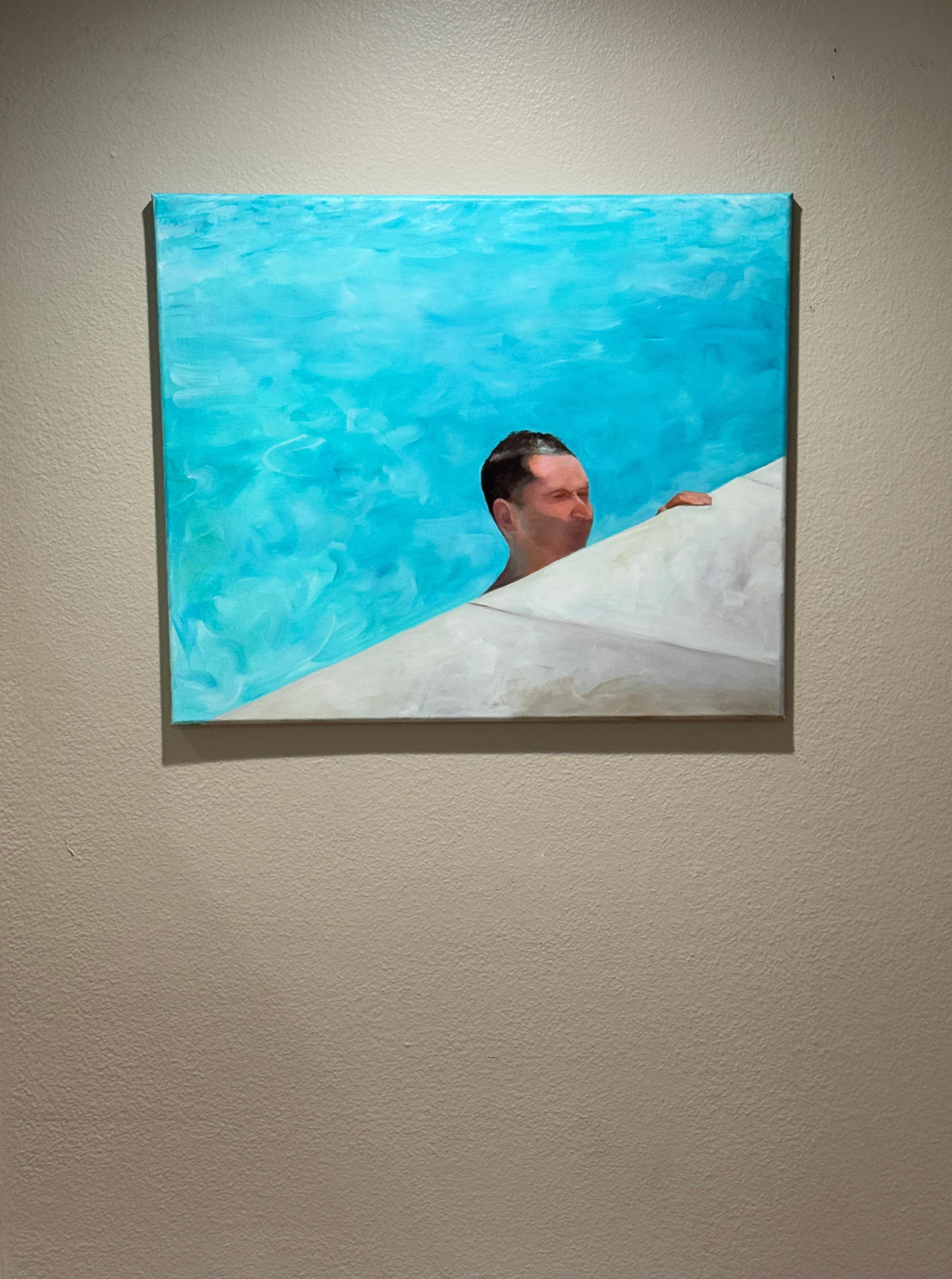 “Peering”- oil on linen For Sale 3