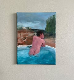 "Ponder" - Öl auf Leinen