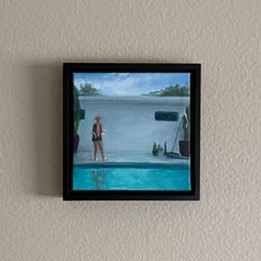 „Pool Nr. 31“ Öl auf Leinwand, gerahmt