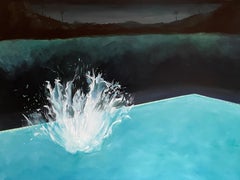 Night Splash No.2- oil on canvas
