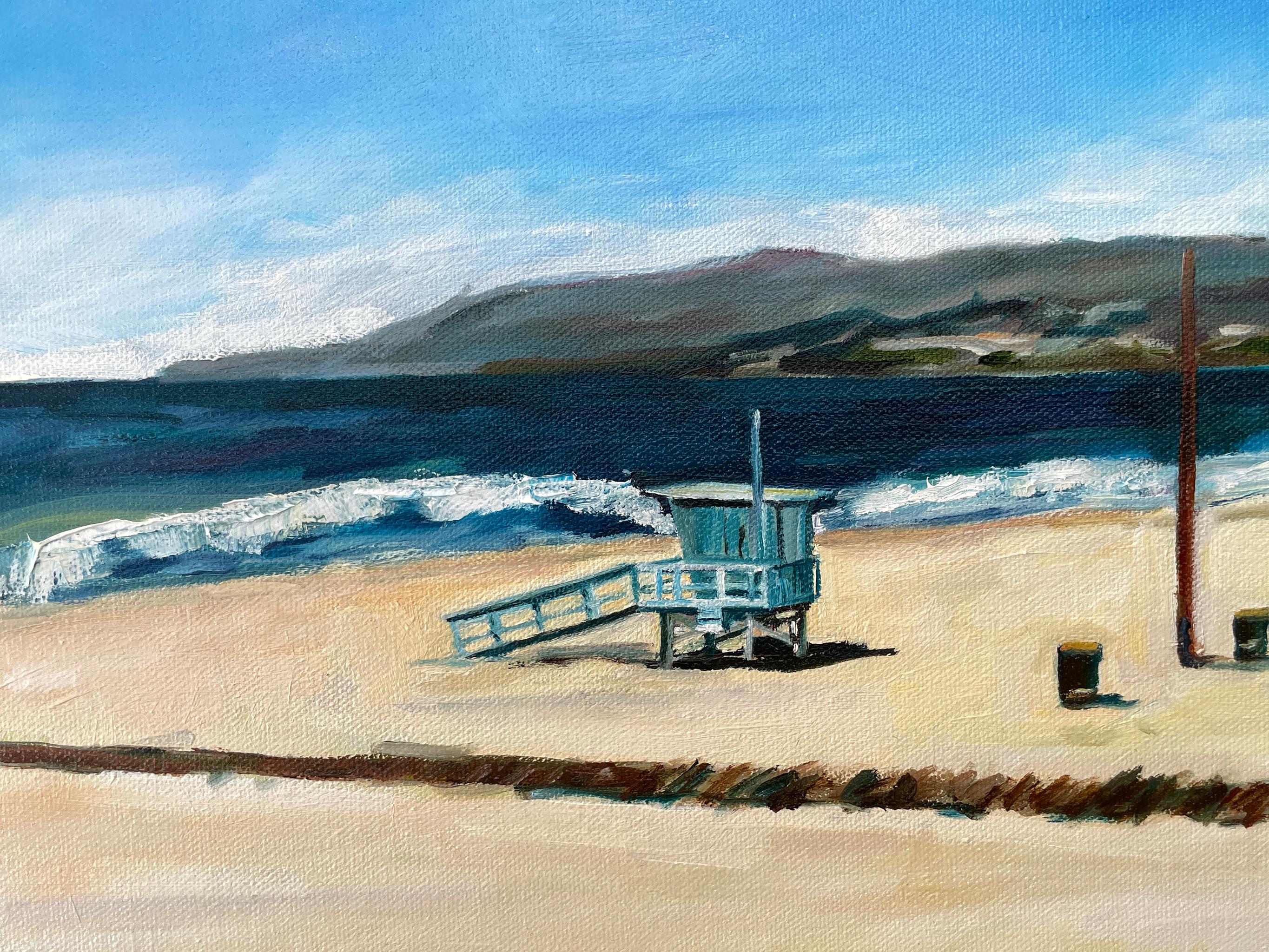 The Beachgoer- oil on canvas - Painting by Kory Alexander