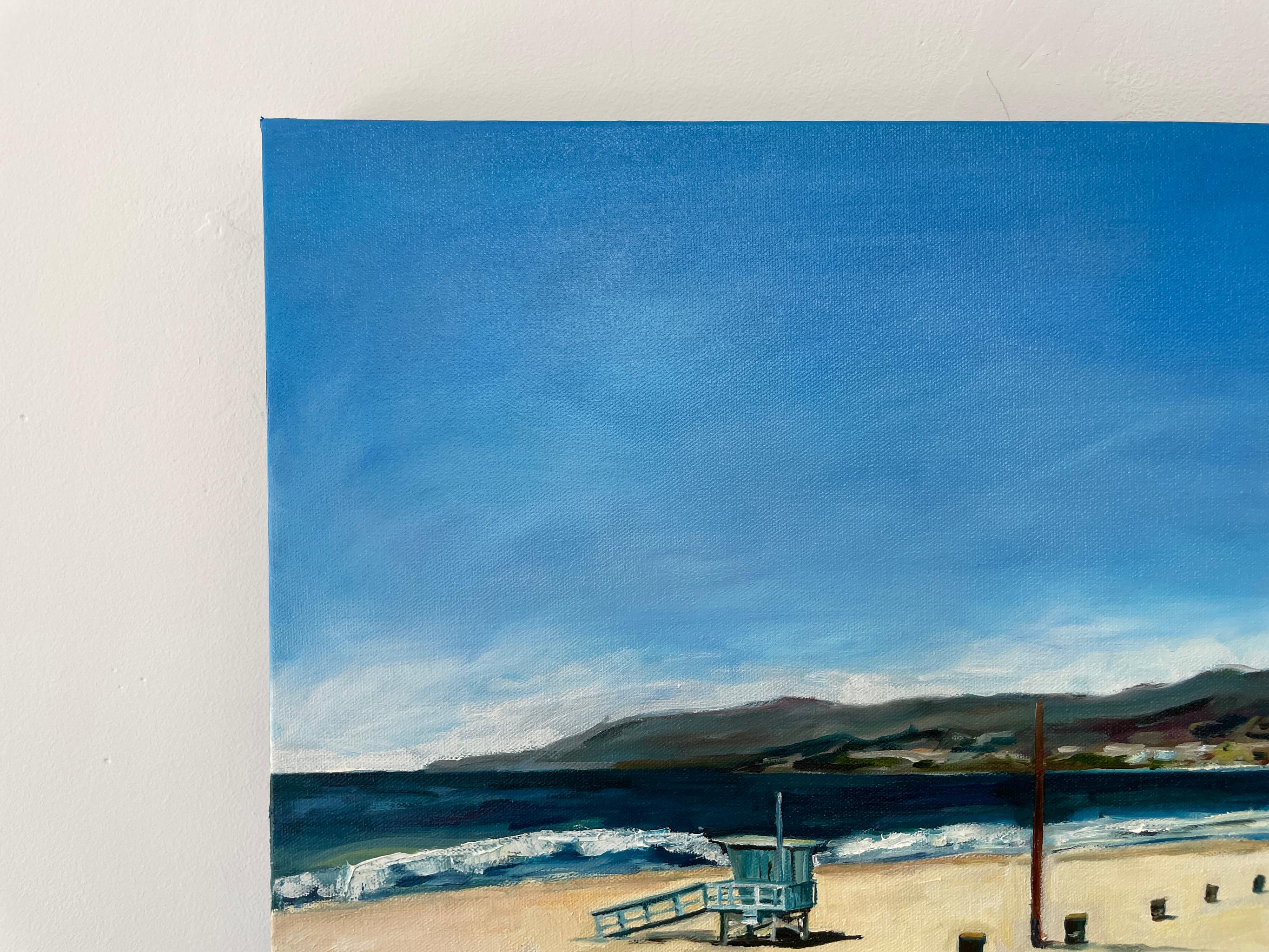 The Beachgoer- oil on canvas For Sale 1