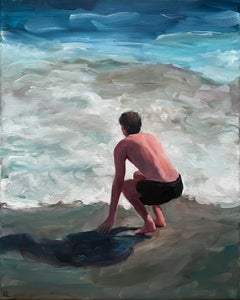 "La fine di una bassa marea" - olio su lino