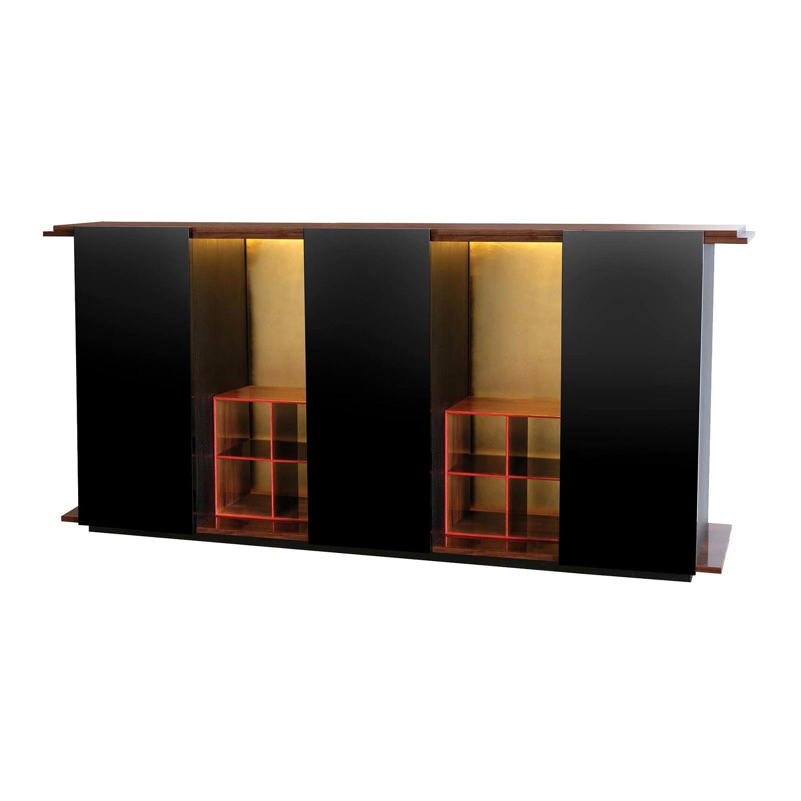 Kos 3 Black Cabinet For Sale