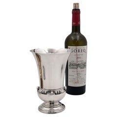Kos Eliyahu Passover Pesach Sterling Silver Goblet by Fina in Georg Jensen Style