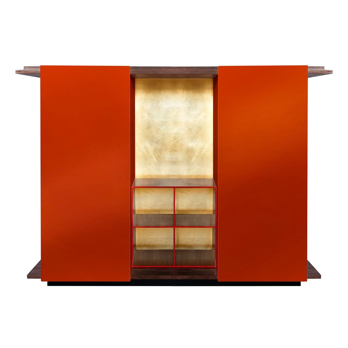 Kos Red Cabinet For Sale