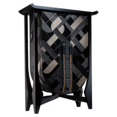 Koshi Ember Luxus-Barschrank mit Intarsien