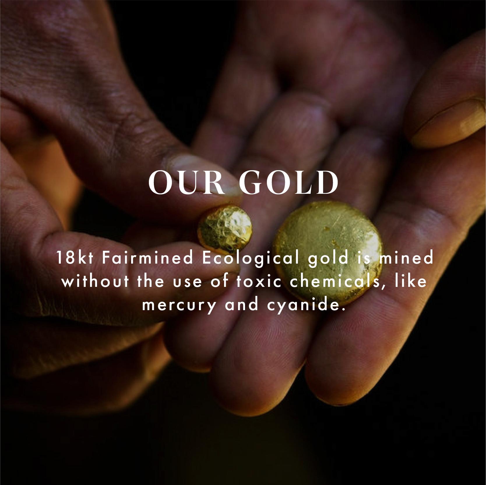 For Sale:  Kosmis Spiral Javanese Signet Ring 18 Karat Fairmined Ecological Yellow Gold 8