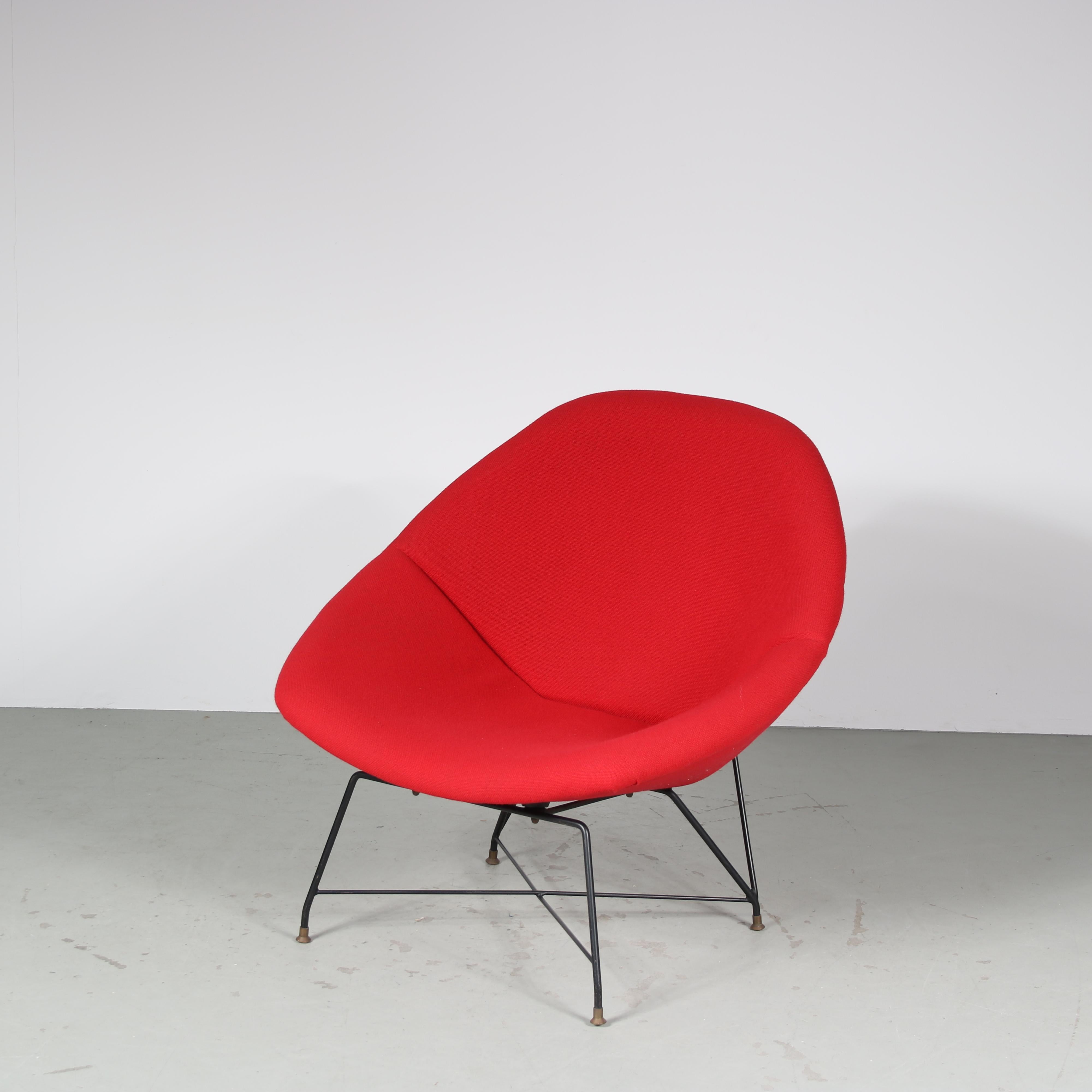 Italian “Kosmos” Chair by Augusto Bozzi for Saporiti, Italy 1950 For Sale