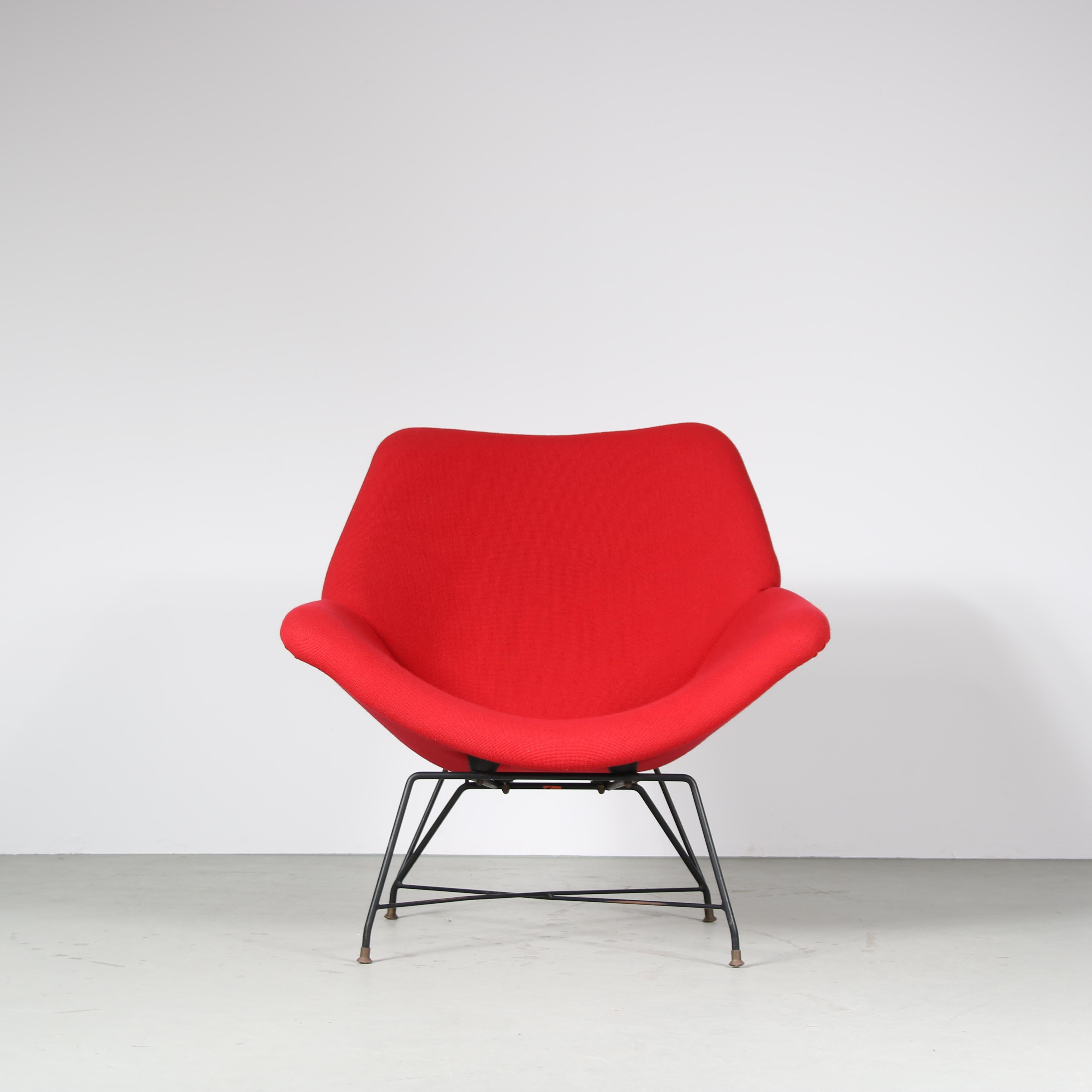 “Kosmos” Chair by Augusto Bozzi for Saporiti, Italy 1950 1