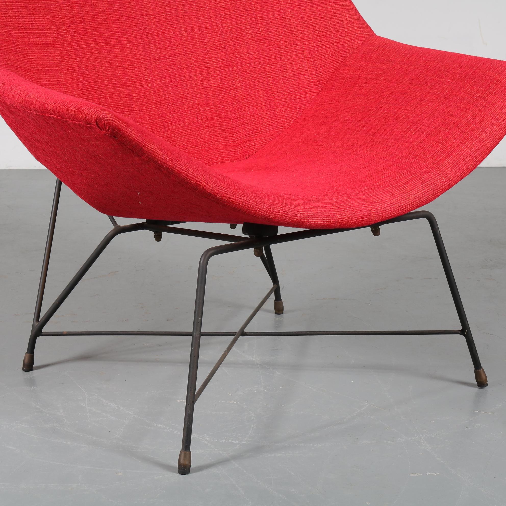 Chaise « Kosmos » d'Augusto Bozzi pour Saporiti, Italie, 1954 en vente 3