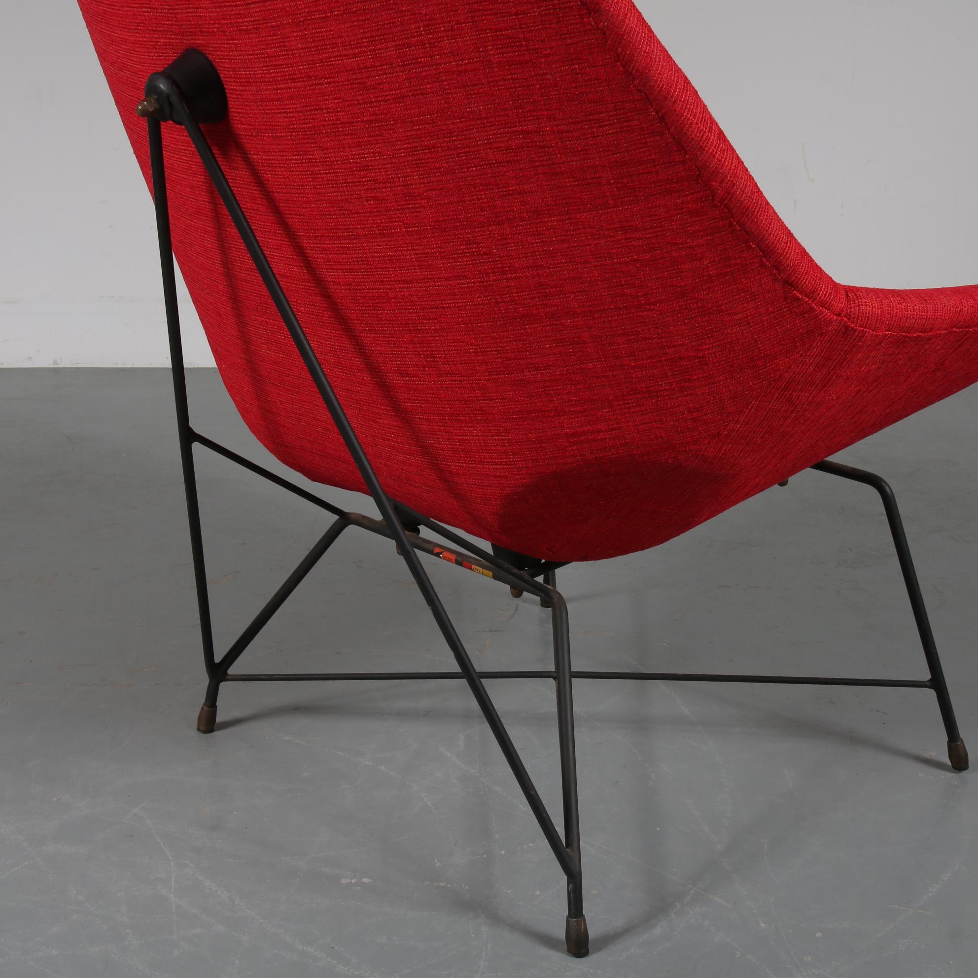 Chaise « Kosmos » d'Augusto Bozzi pour Saporiti, Italie, 1954 en vente 10