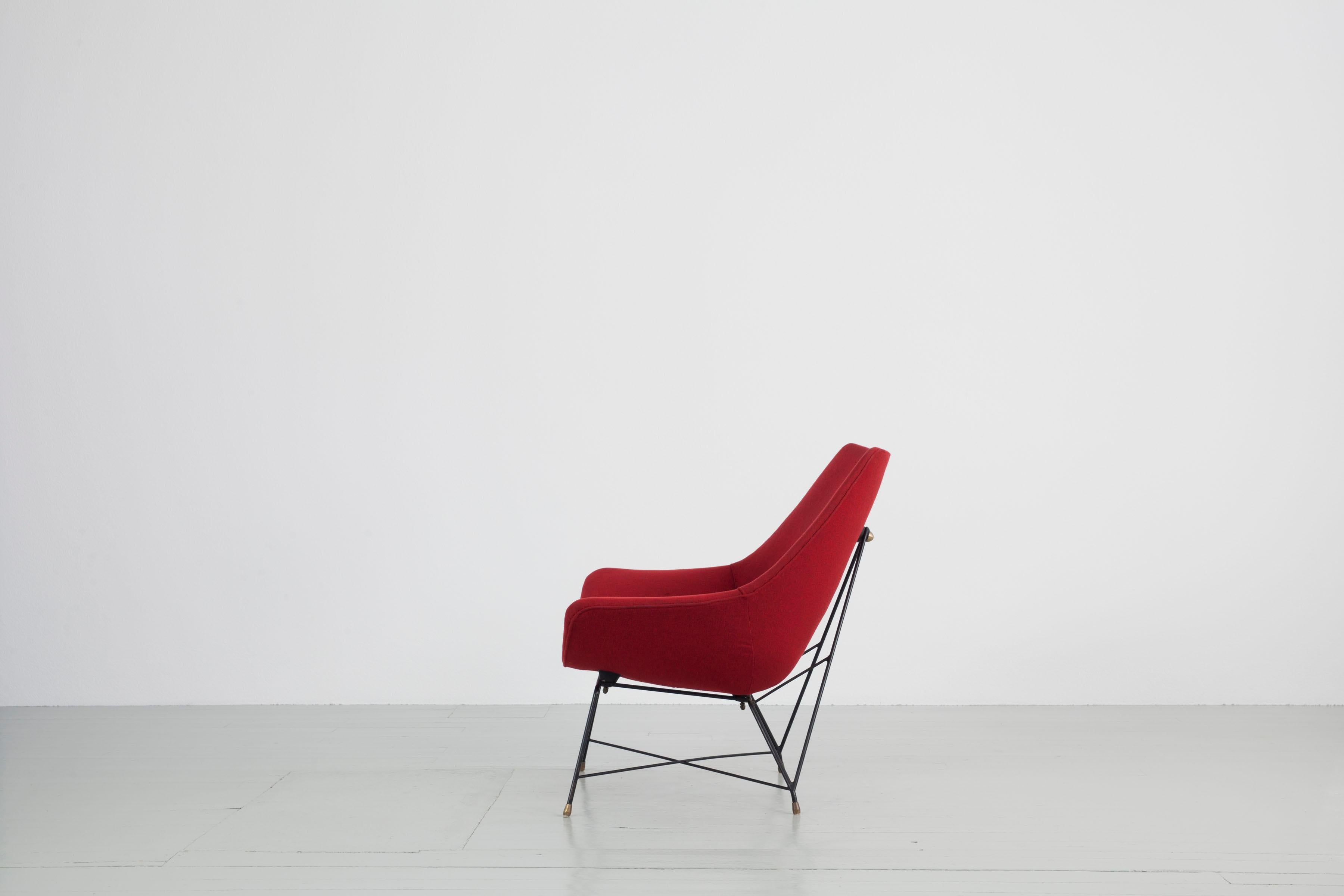 Stuhl „Kosmos“ – entworfen von Augusto Bozzi für Saporiti, Italien, 1954 im Zustand „Gut“ im Angebot in Wolfurt, AT