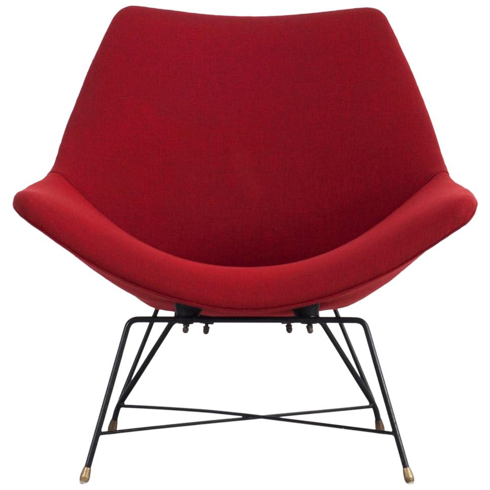 Stuhl „Kosmos“ – entworfen von Augusto Bozzi für Saporiti, Italien, 1954 im Angebot