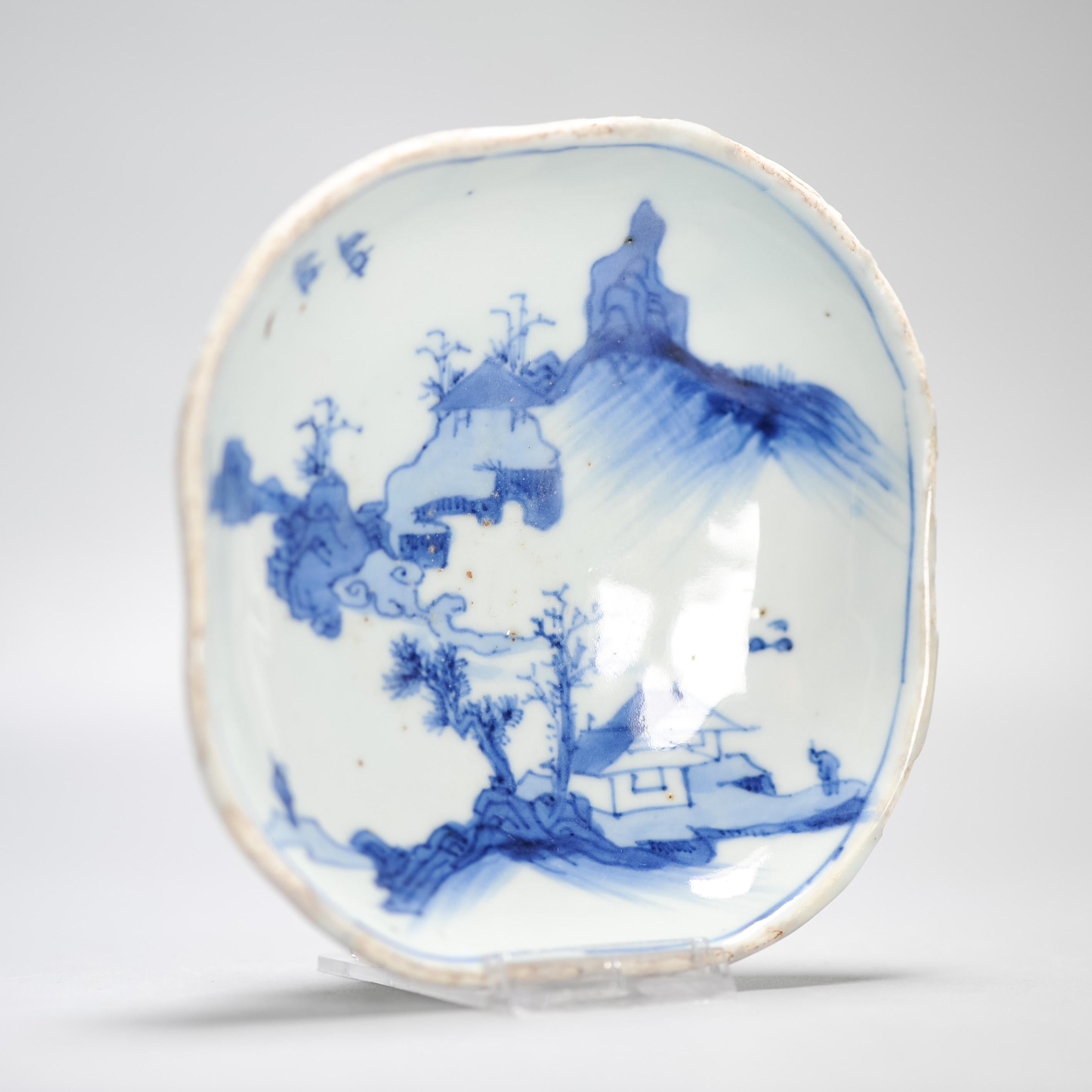 Kosometsuke 17C Chinese Porcelain Ming Period Kaiseki Dish Tianqi / Chongzhen For Sale 9