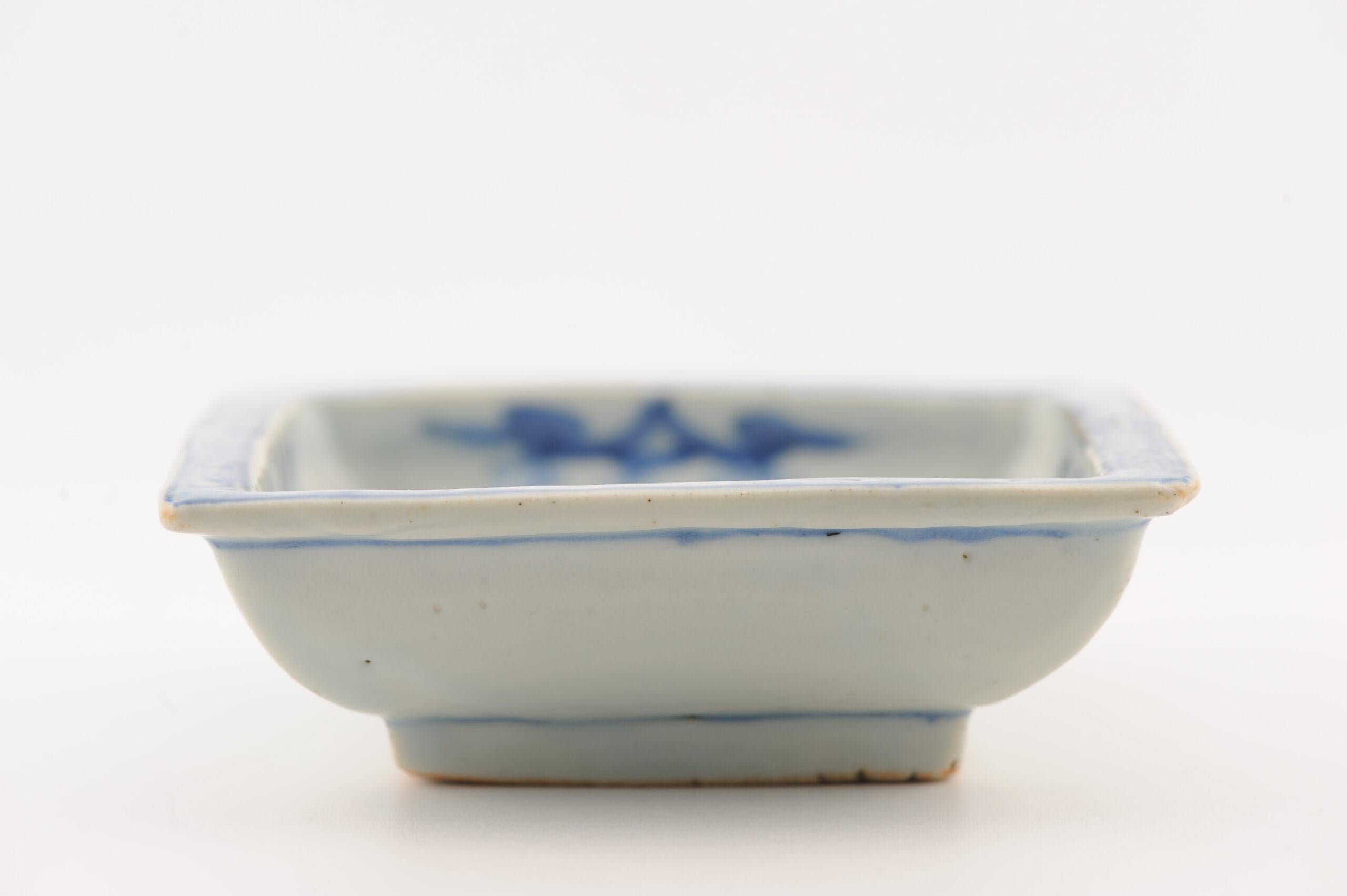 Kosometsuke Antique Chinese Porcelain 17c Ming Dynasty serving dish LOTUS 11