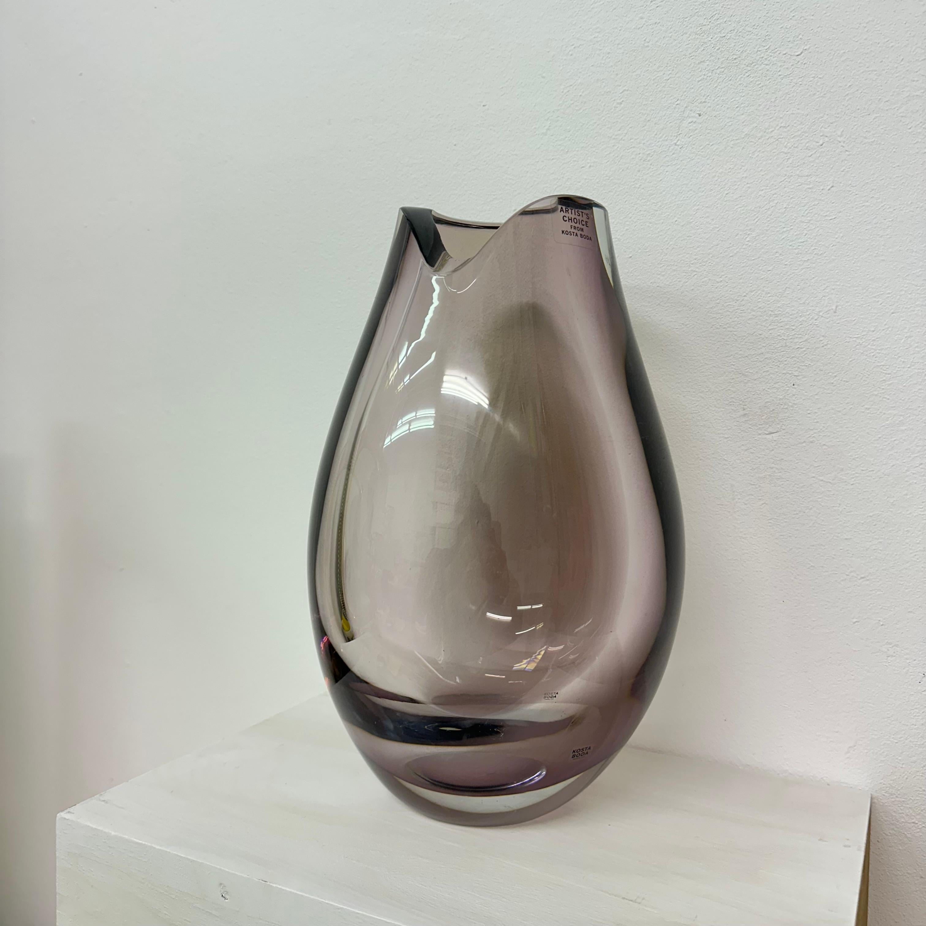 Vetro artistico Vaso in vetro artistico Kosta Boda 