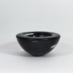 Kosta Boda Atoll Black Large Bowl Design Anna Ehrner