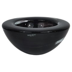 Kosta Boda Atoll Black Large Bowl Design Anna Ehrner