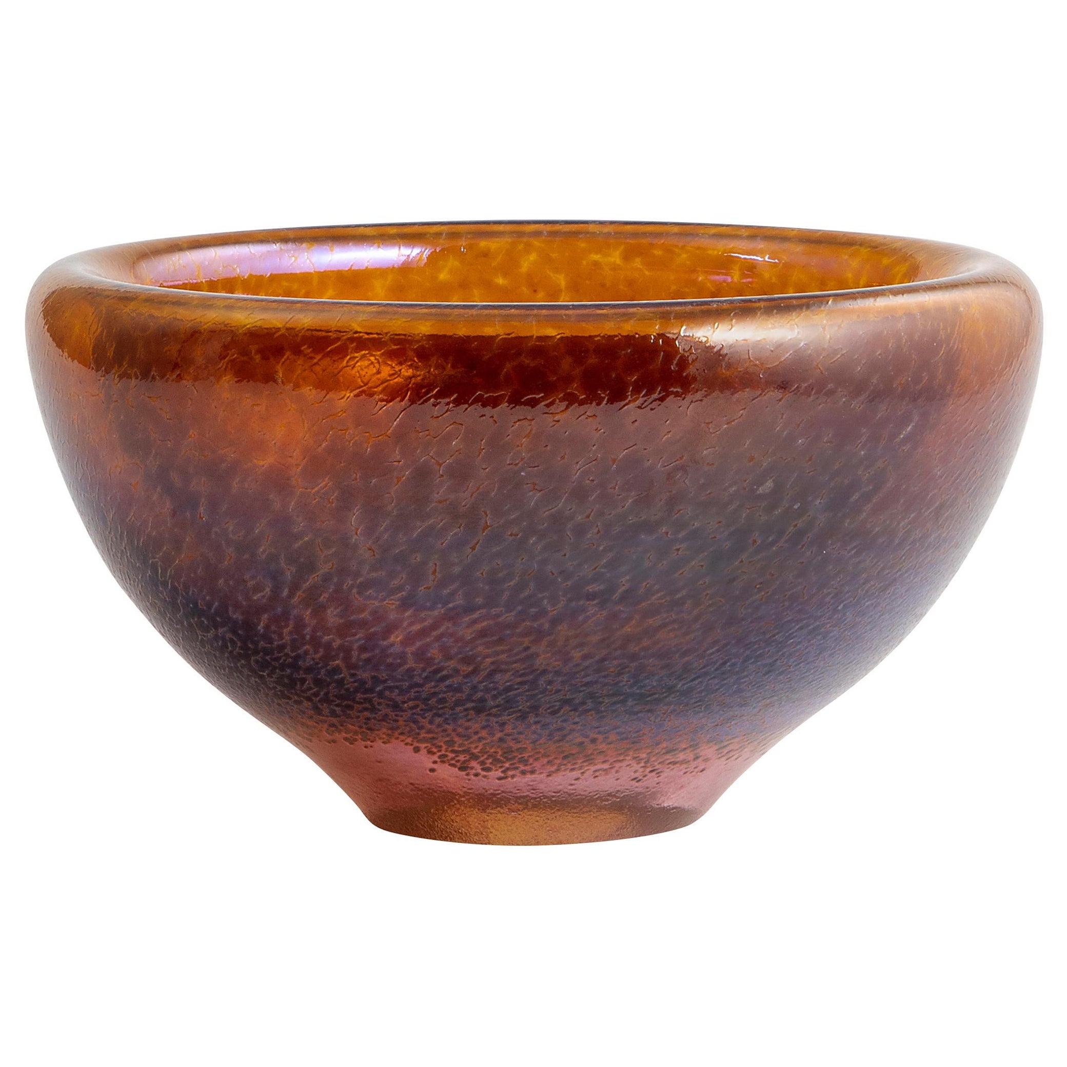 Kosta Boda Beans Bowl Golden Brown For Sale
