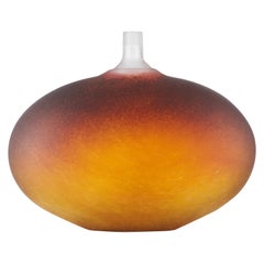 Kosta Boda Beans Golden Brown Satin