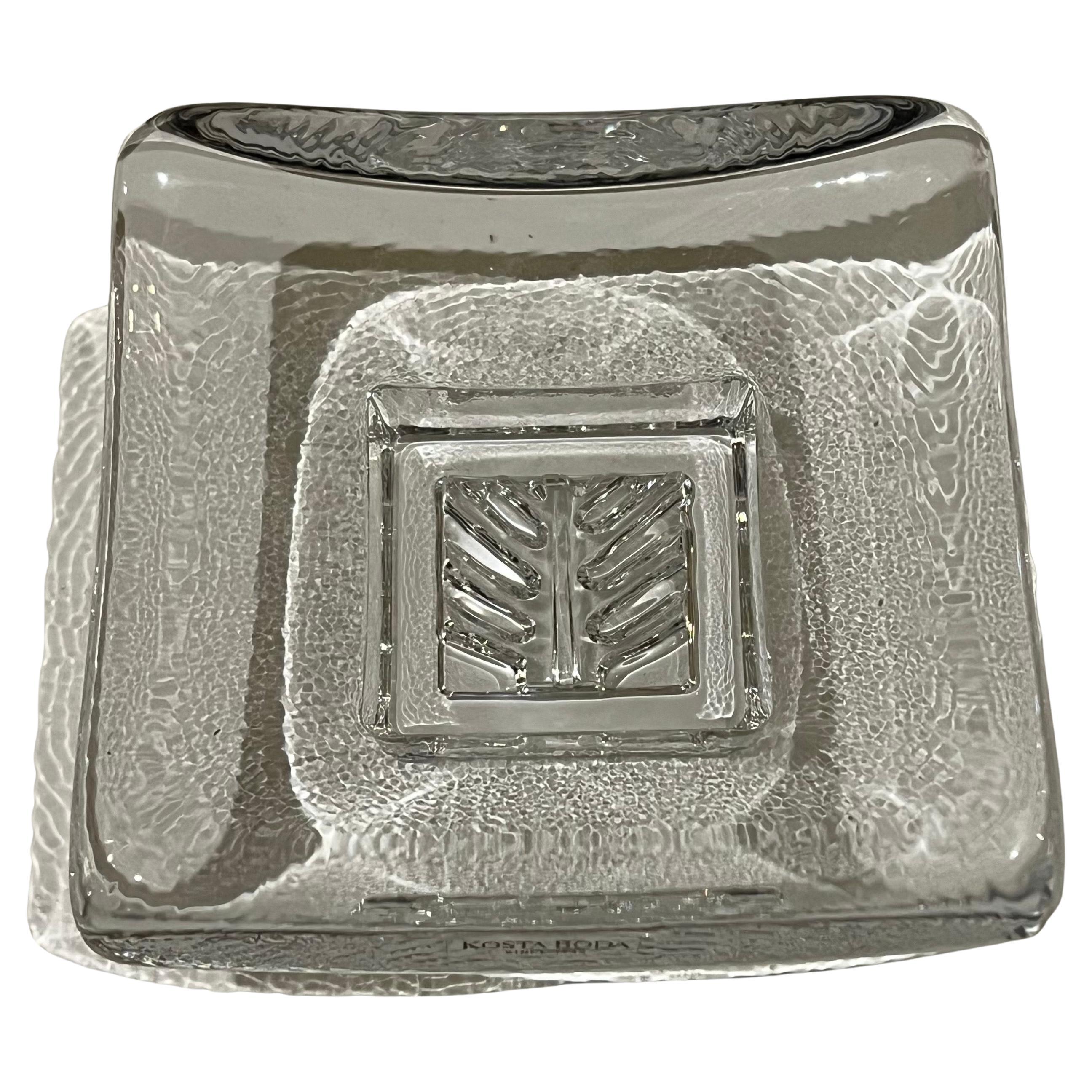 Kosta Boda Bertil Vallien Plato de cristal serie Día de Suecia T1210 en venta