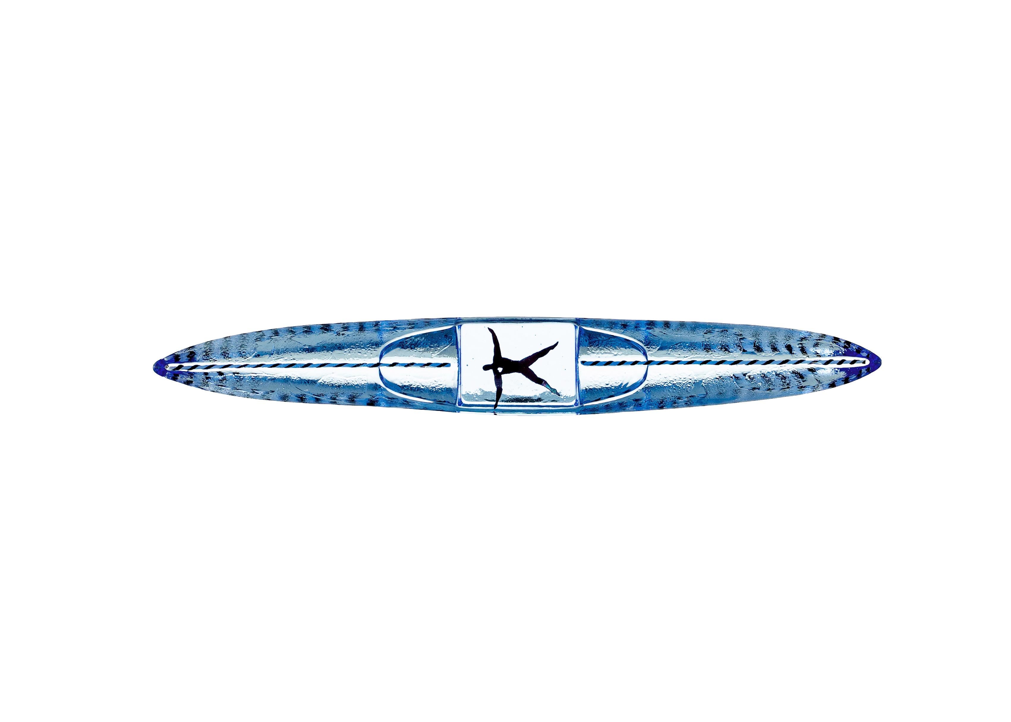 Drifter is a creation by the renowned Swedish glass artist Bertil Vallien who sees the boat as a symbol of freedom and solitude. The boat has become one of his main signatures, recreated in different sizes and forms. Drifter is handmade at Kosta