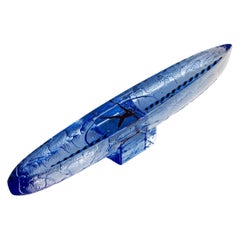 Kosta Boda Boats Drifter Blu