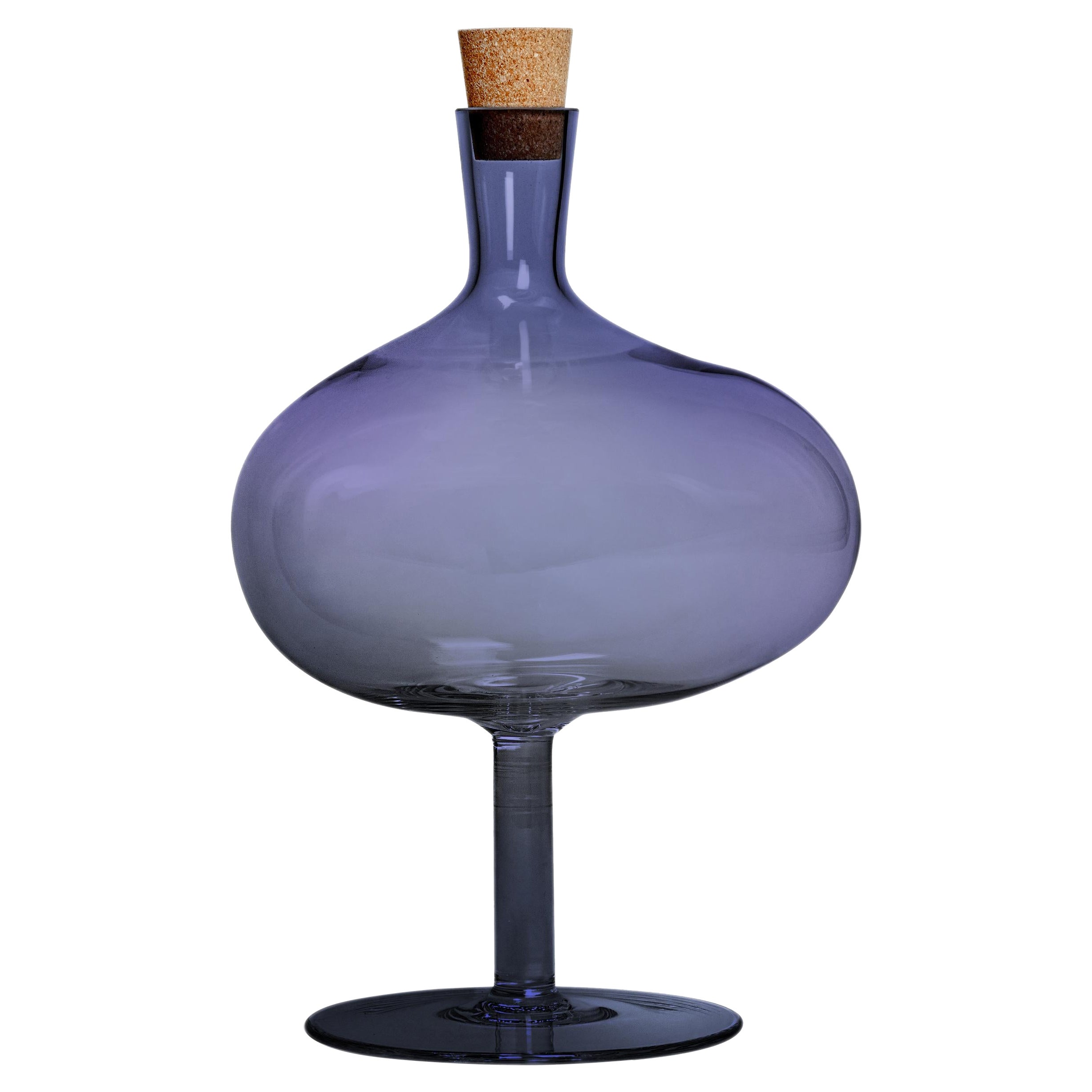 Kosta Boda Bod Botella Azul Medianoche Grande en venta