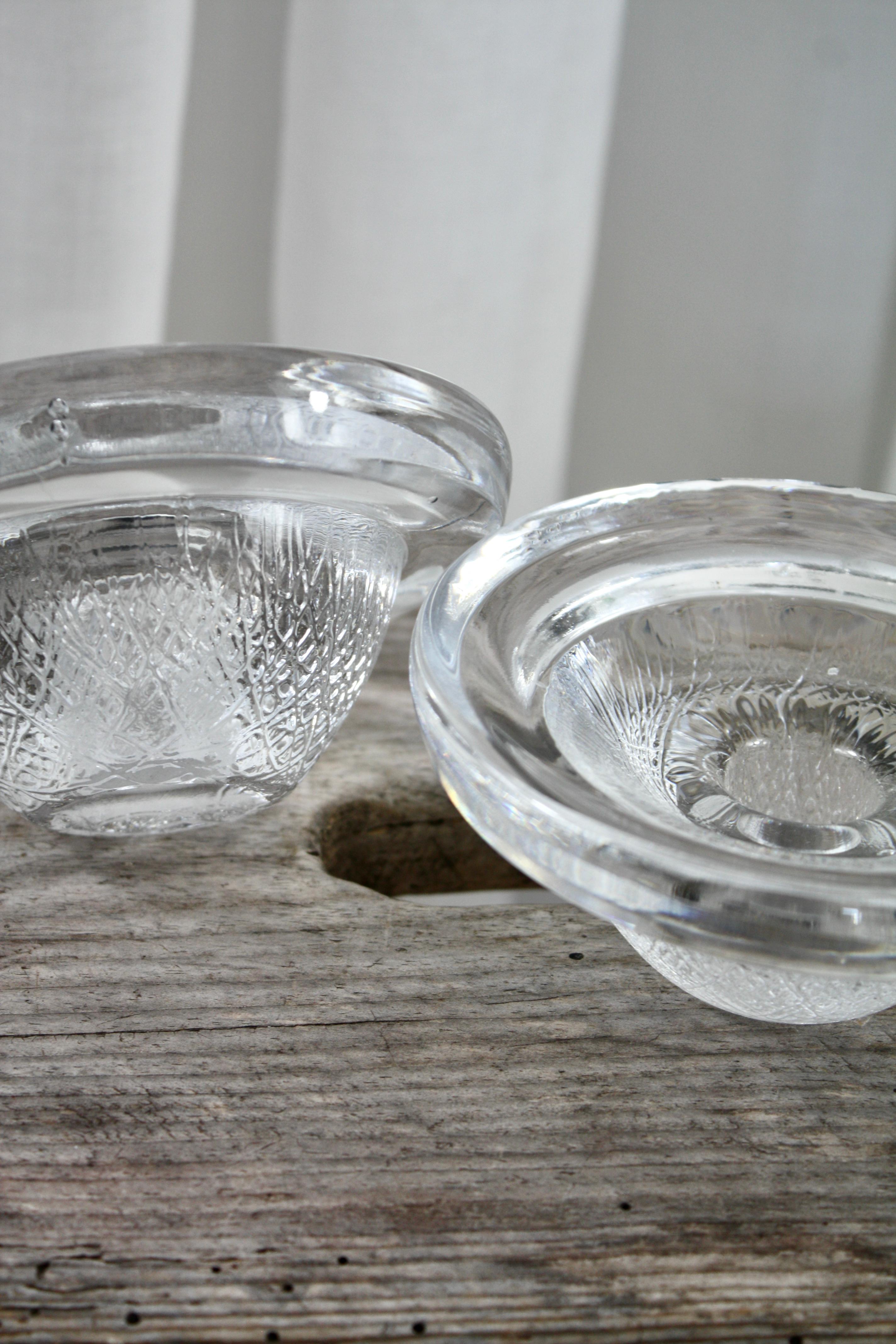 Kosta Boda 'Brava' Glass Candlesticks by Ann & Göran Wärff — Set of Two, Sweden For Sale 7