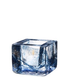 Kosta Boda Brick Votive Blu