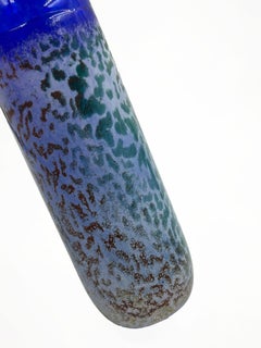 Kosta Boda Cobalt Blue Art Glass Vase, Sweden, Late 20th Century